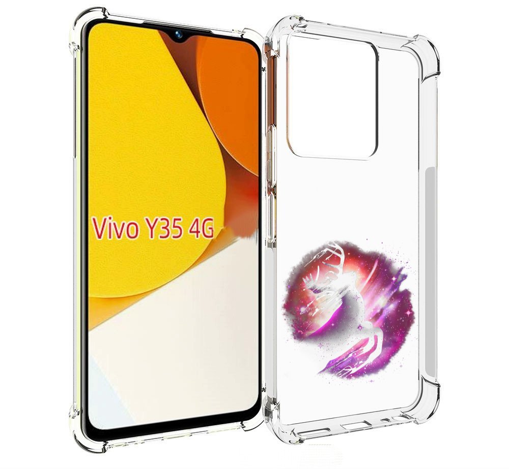 

Чехол MyPads звездный олень для Vivo Y35 4G 2022 / Vivo Y22, Прозрачный, Tocco