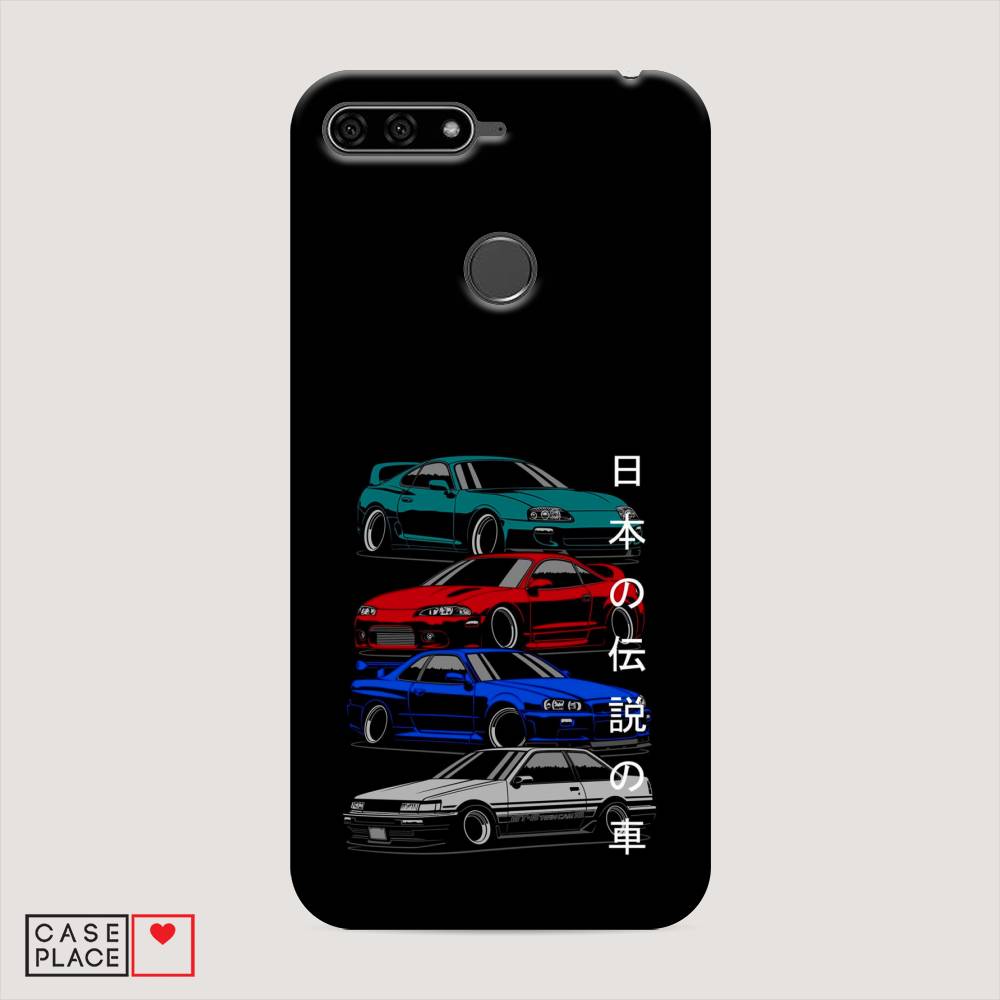 

Чехол Awog "JDM Legend cars" для Honor 7C, 64520-4