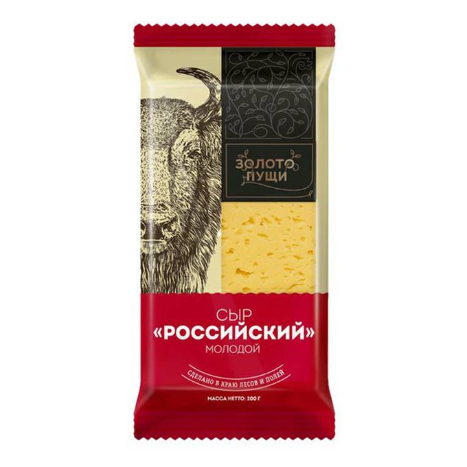 фото Сыр полутвердый golden rich российский молодой