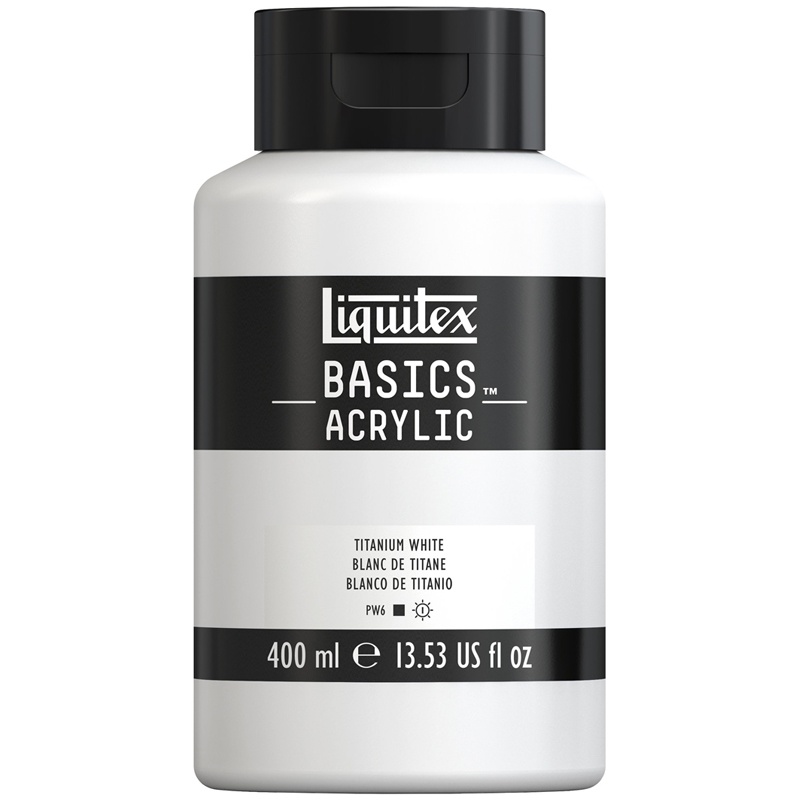 фото Краска художественная liquitex basics 118 мл туба 432 белила титановые