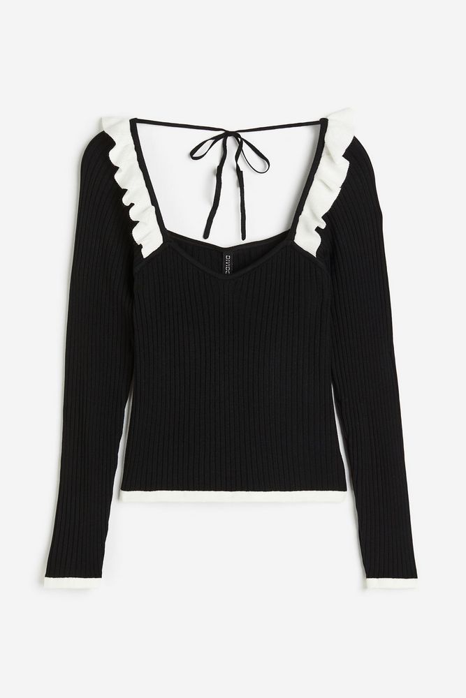 

Джемпер женский H&M 1214761 черный XL, 1214761