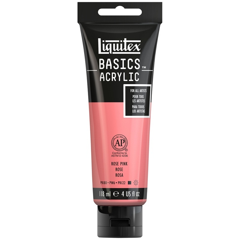 фото Краска художественная liquitex basics 118 мл туба 048 розовый