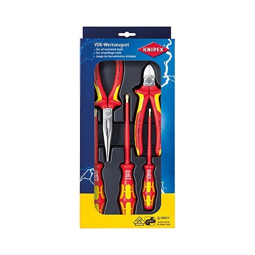 

Набор инструментов KNIPEX KN-002013, 5 предметов, диэлектрический, KN-002013