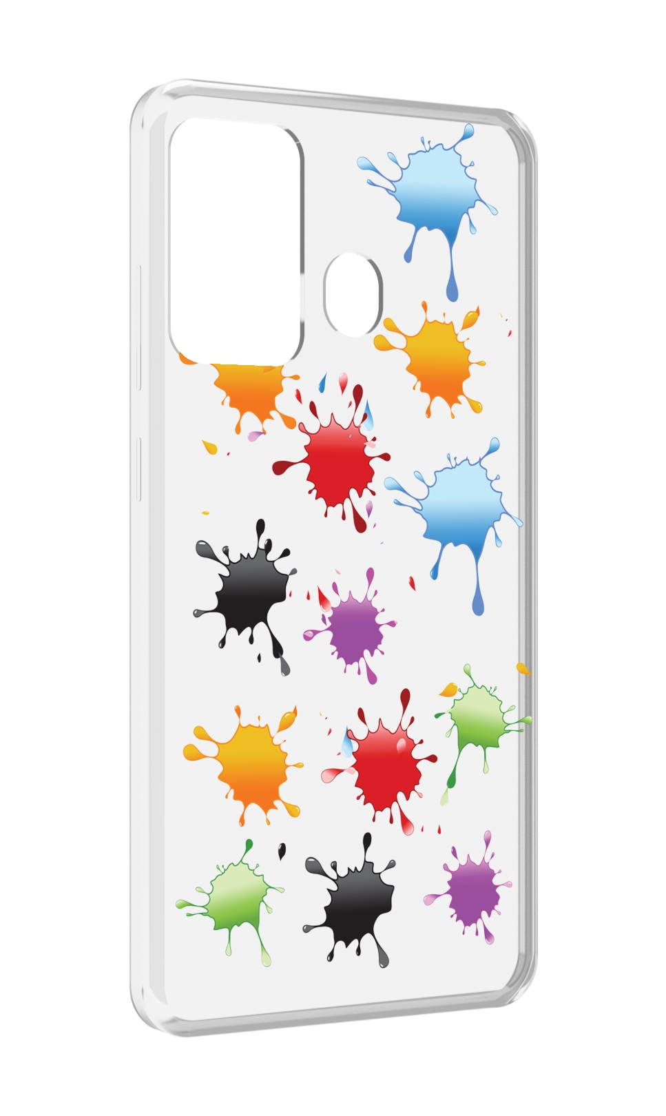 

Чехол MyPads кляксы для ITEL A27 / ITEL P17, Прозрачный, Tocco