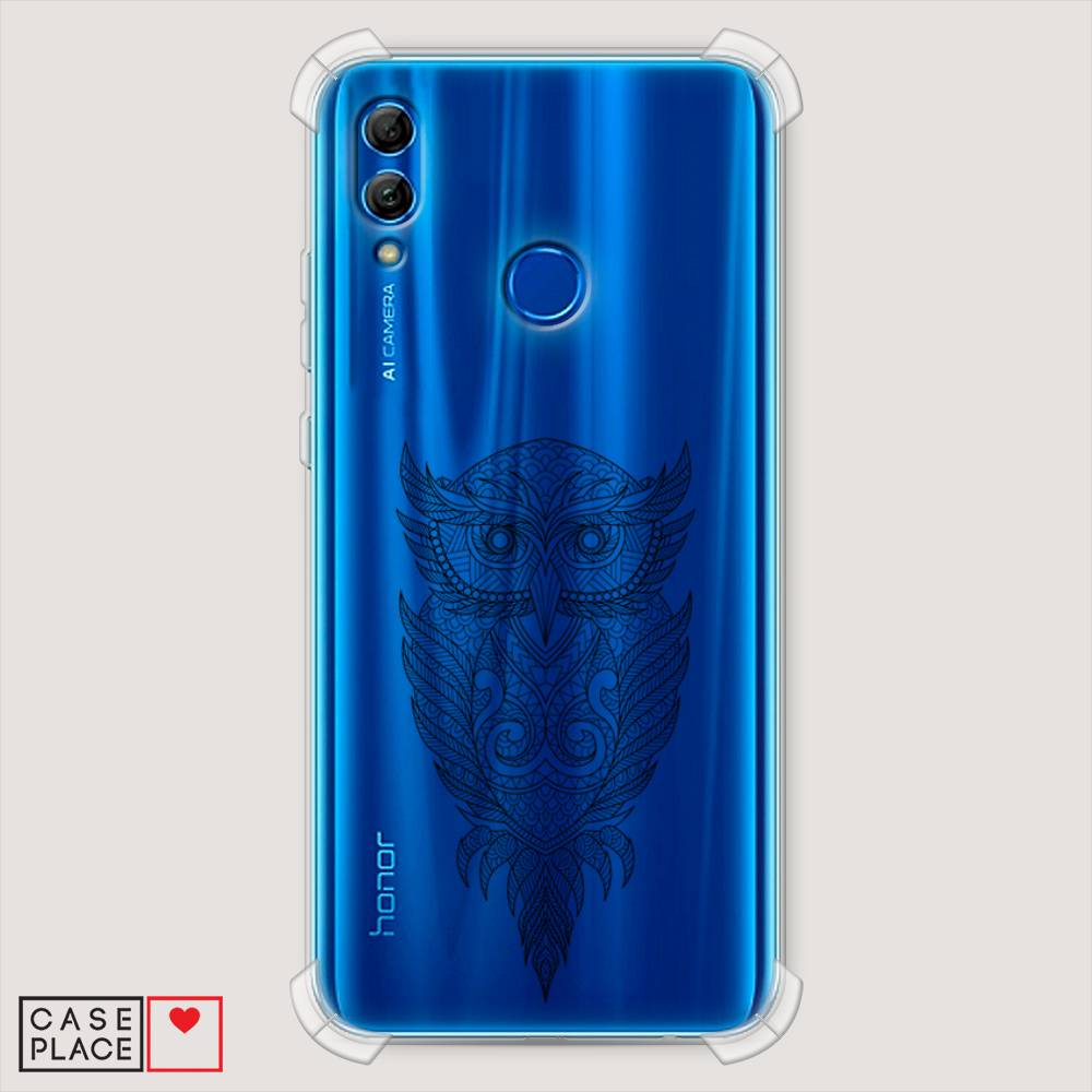 

Чехол Awog "Филин графика" для Honor 10 Lite, Черный, 67551-1