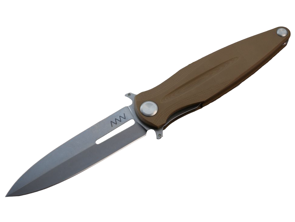 

Складной нож ANV Z400 (Liner, Coyote G10), Коричневый