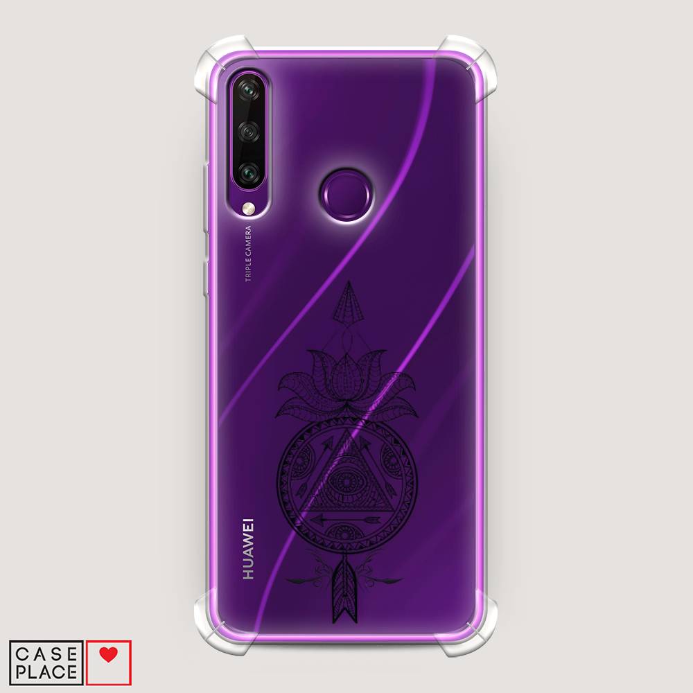 

Чехол Awog на Huawei Y6p "Талисман арт черный", Серый, 6103251-1