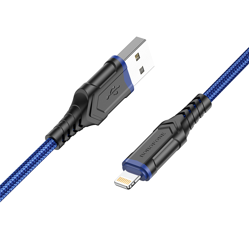 фото Кабель lightning - usb borofone bx67i 1 м синий