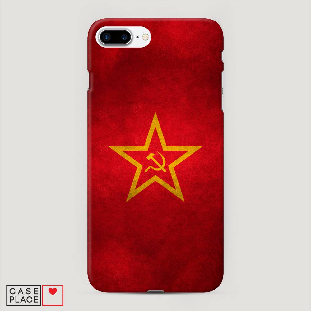 

Пластиковый чехол "Красное знамя" на Apple iPhone 7 Plus, 10720-4