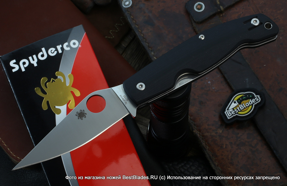 фото Складной нож spyderco pattadese pln