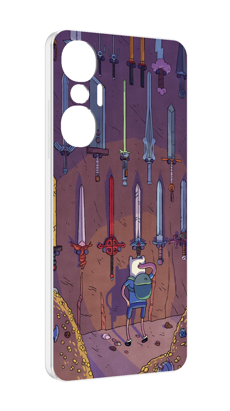 

Чехол MyPads фин ищет меч для Infinix Hot 20S противоударный, Tocco