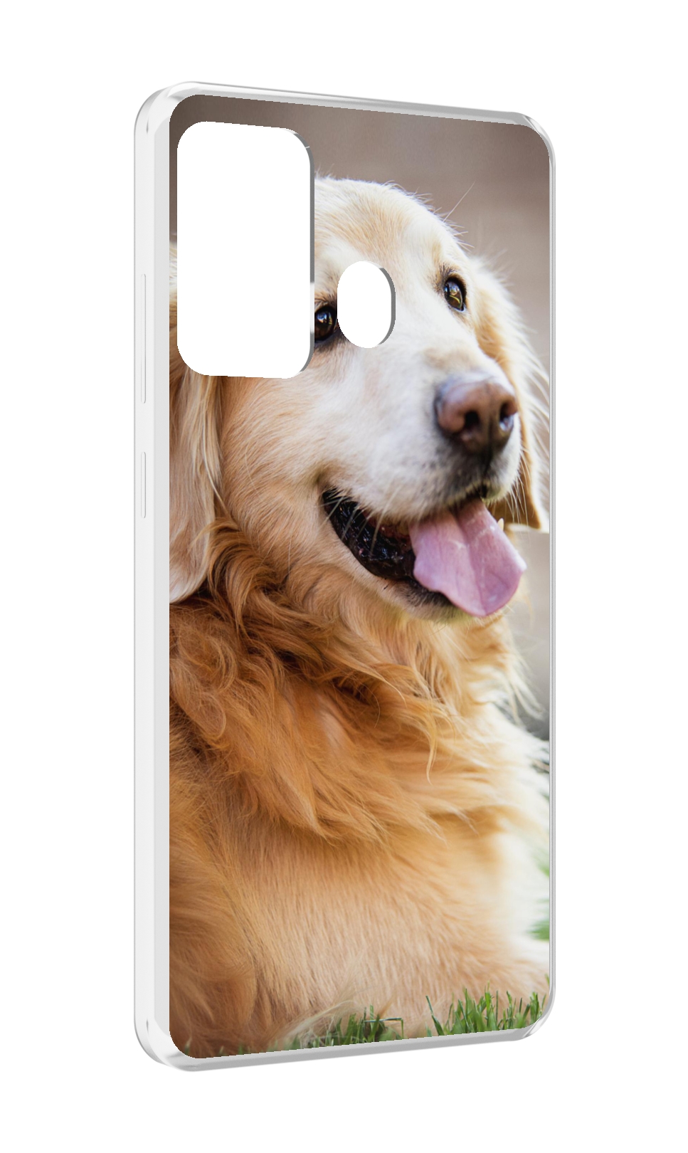 

Чехол MyPads золотистыи ретривер для ITEL A27 / ITEL P17, Прозрачный, Tocco