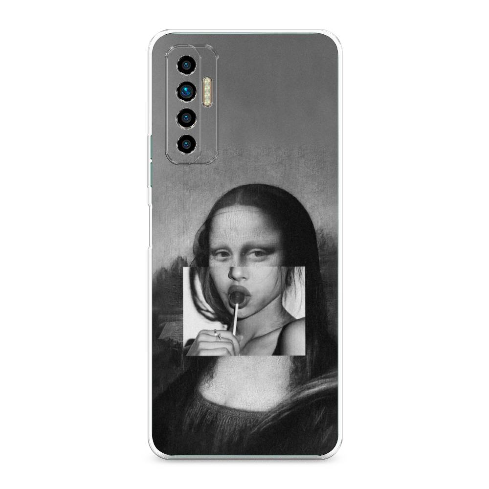 

Чехол Awog на Tecno Camon 17P "Mona Lisa sucking lollipop", Разноцветный, 300150-9