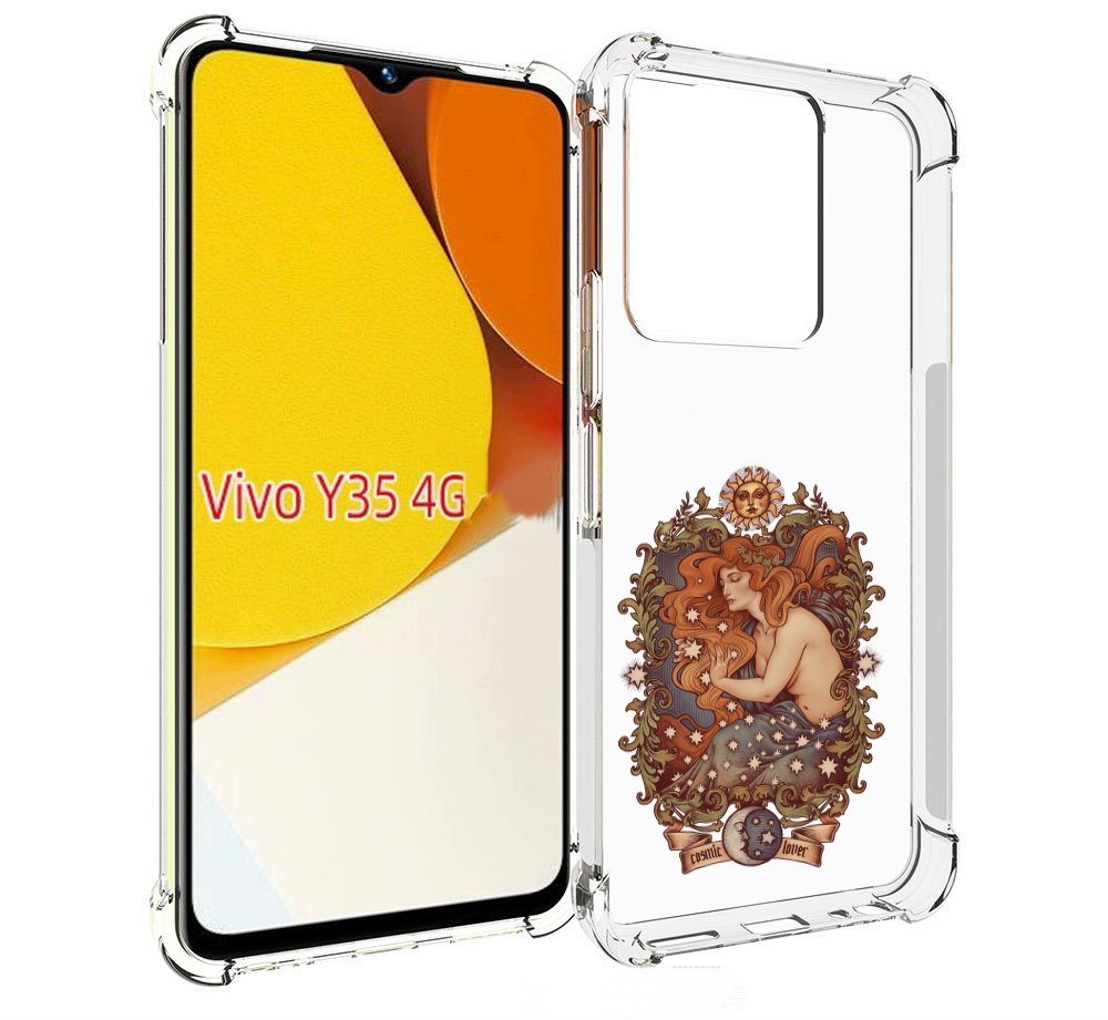 

Чехол MyPads звездная девушка абстракция для Vivo Y35 4G 2022 / Vivo Y22, Прозрачный, Tocco