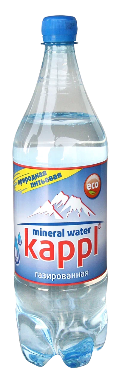 Вода минеральная Kappl газированная 1 л