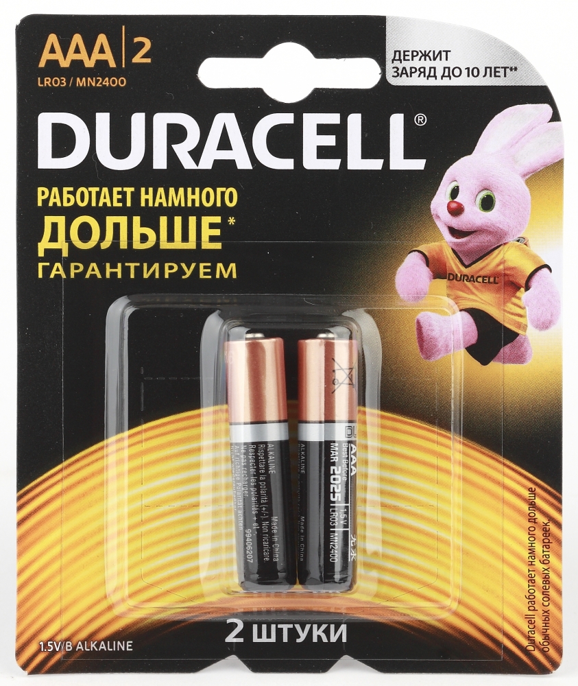 Duracell LR03-2BL BASIC CN (24/96/14592)
