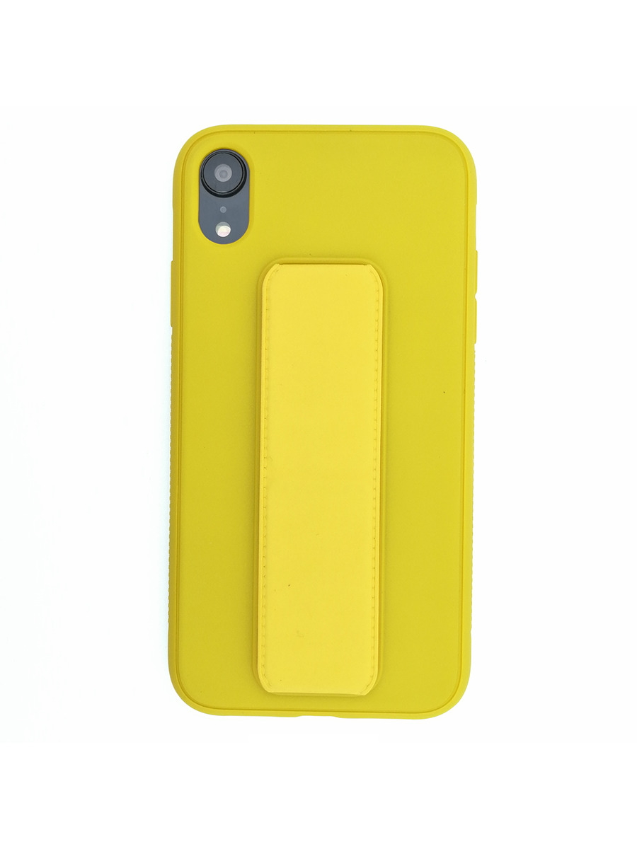 фото Чехол для apple iphone xr derbi magnetic stand желтый