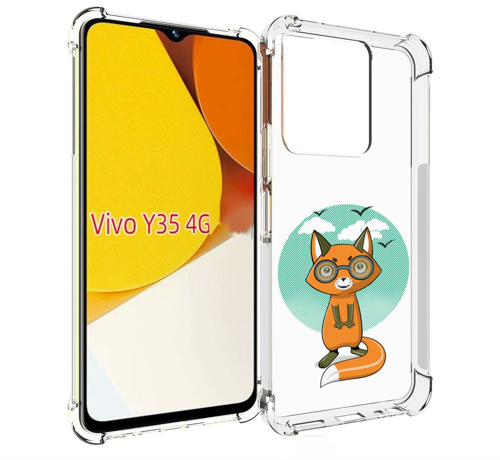 

Чехол MyPads задумчивая лиса для Vivo Y35 4G 2022 / Vivo Y22, Прозрачный, Tocco