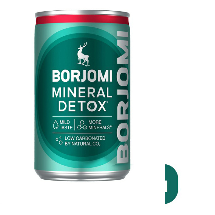 

Вода минеральная Borjomi детокс газированная лечебно-столовая 0,15 л