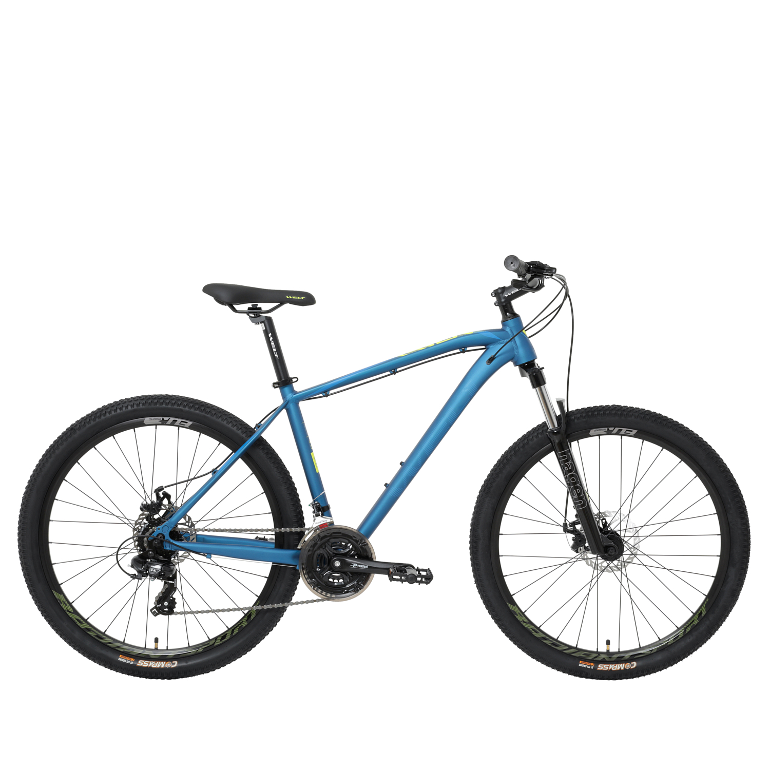 Велосипед Welt Raven 1,0 D 27 2024 16 navy blue
