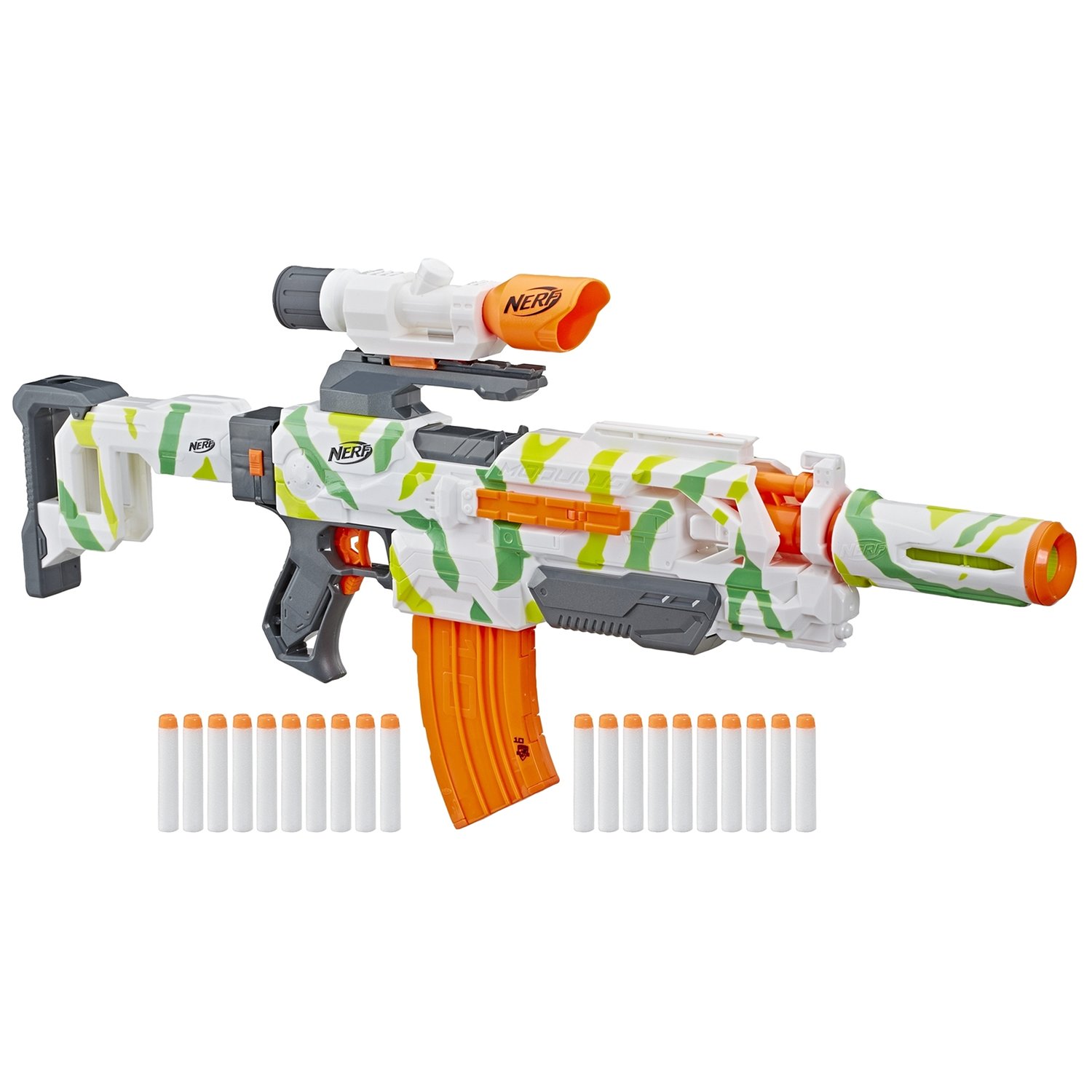 

Бластер Hasbro Модулус Трекер Nerf ECS-10 E7942, Nerf Бластер Модулус Трекер ECS-10 E7942