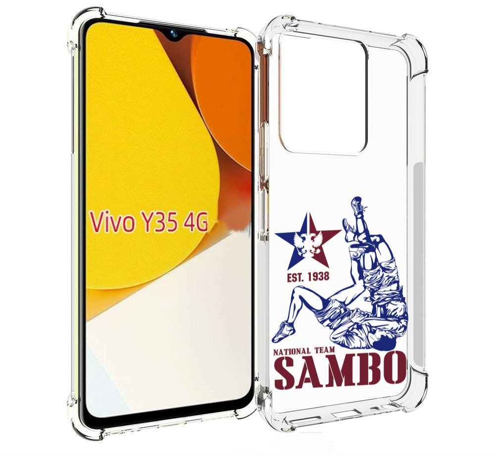 

Чехол MyPads единоборства самбо для Vivo Y35 4G 2022 / Vivo Y22, Прозрачный, Tocco