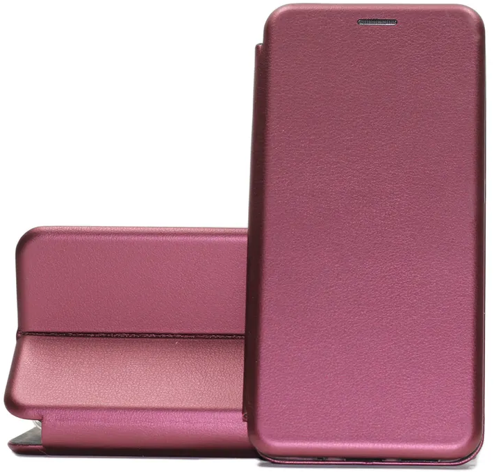 

Чехол-книжка Wellmade для Tecno Spark 8C/ Go 2022 бордовый