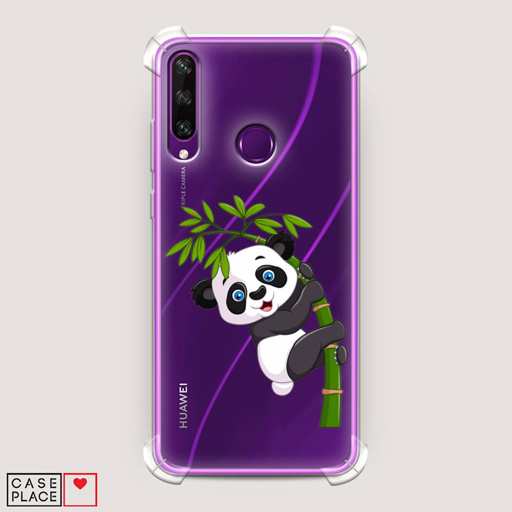 фото Чехол awog "панда для бамбуке" для huawei y6p