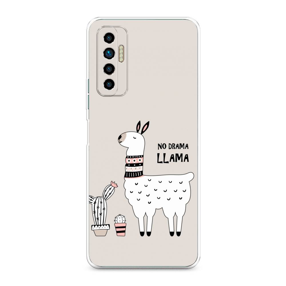 

Чехол Awog на Tecno Camon 17P "No drama LLama", Разноцветный, 300150-2