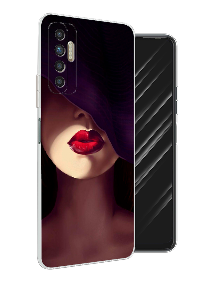 

Чехол Awog на Tecno Camon 17P "Красные губы", Разноцветный, 300150-7