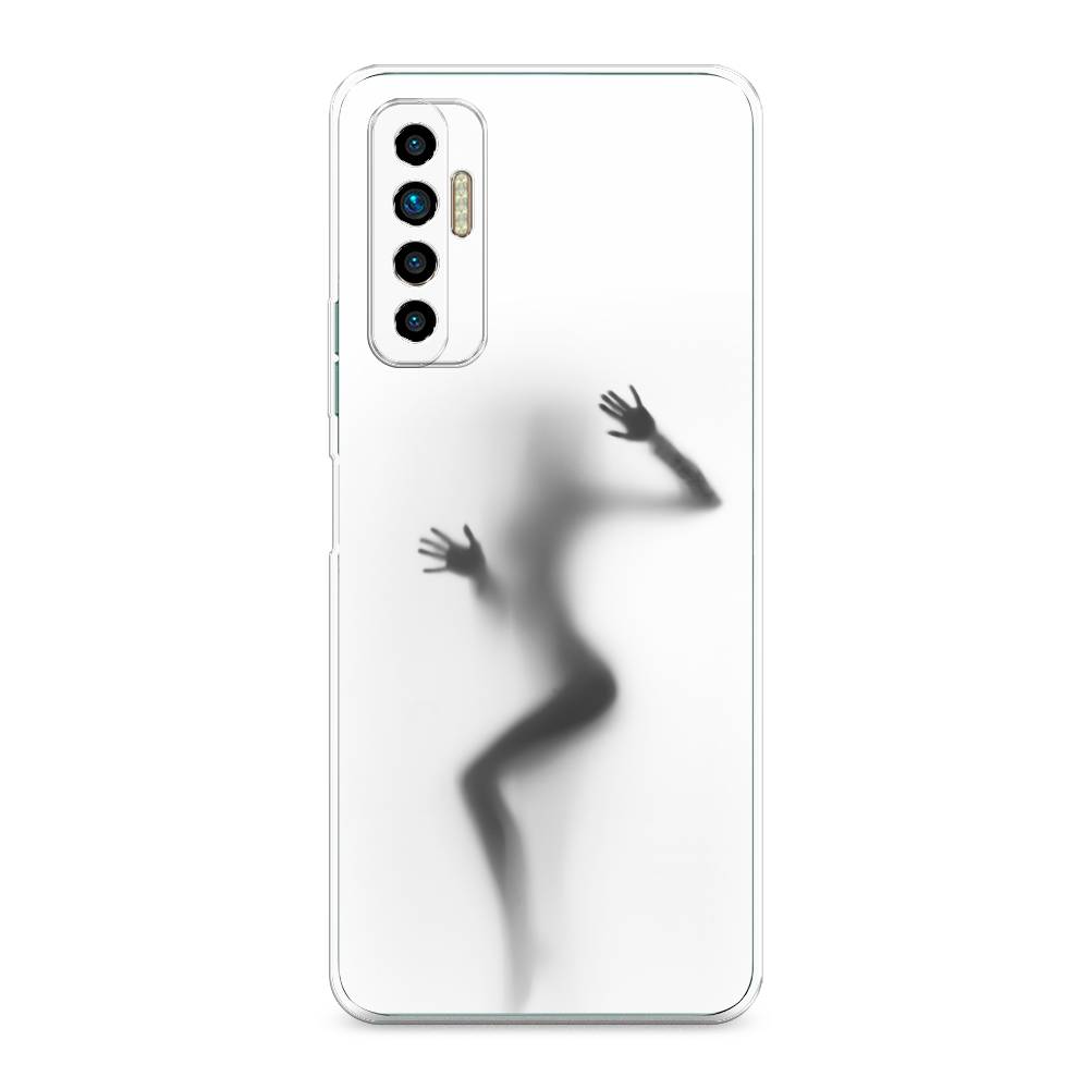 

Чехол Awog на Tecno Camon 17P "Девушка в душе", Разноцветный, 300150-7