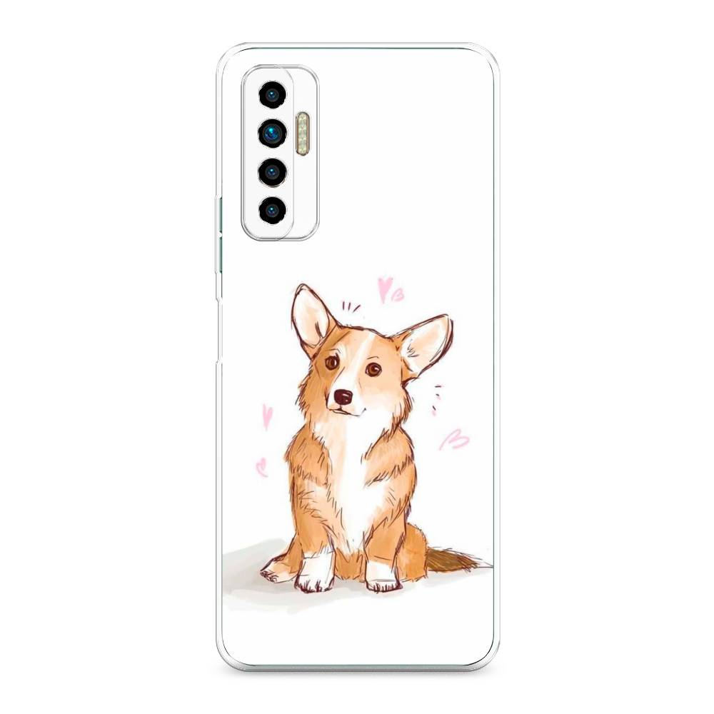 

Чехол Awog на Tecno Camon 17P "Корги любовь", Разноцветный, 300150-1
