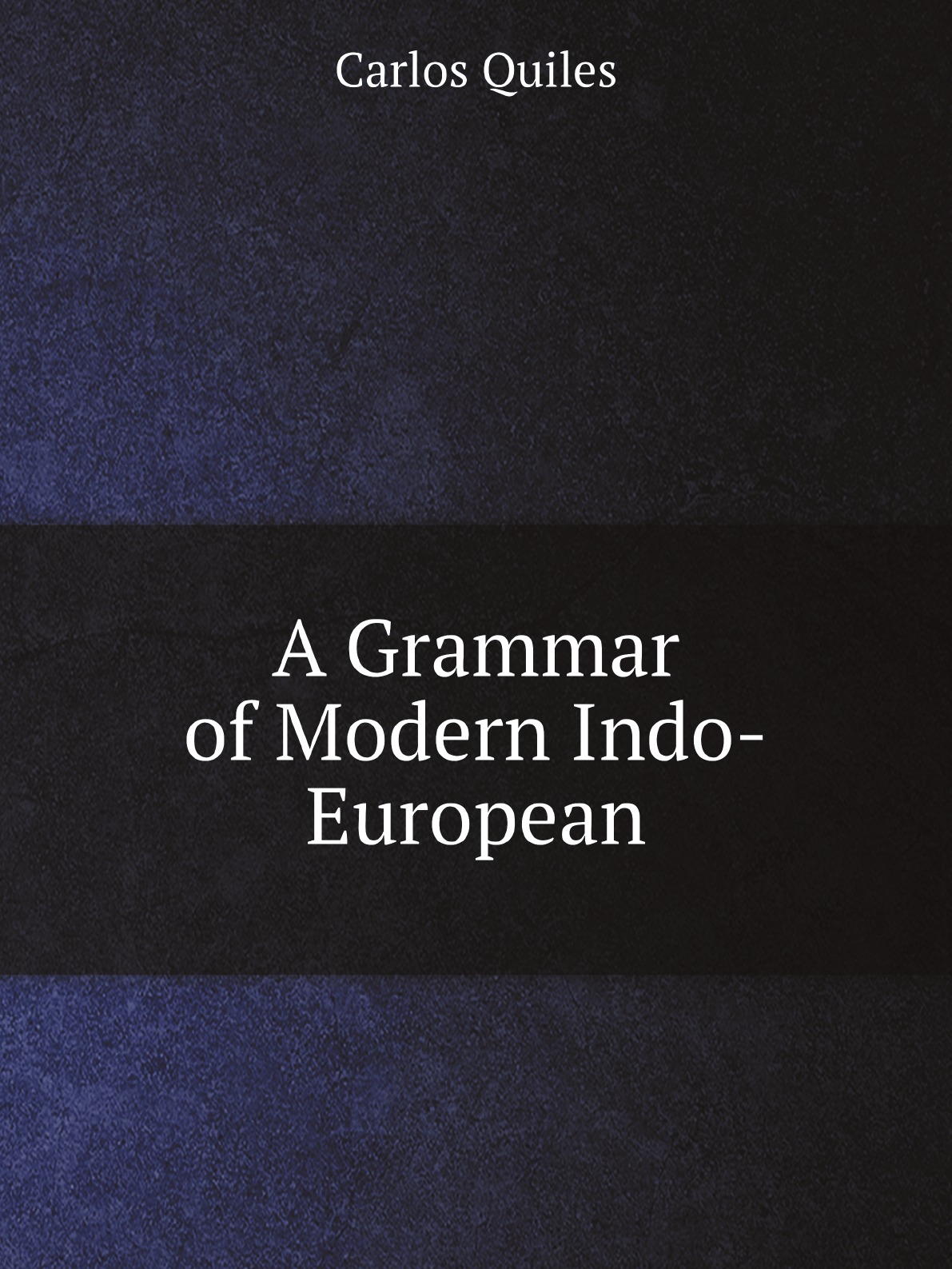 

A Grammar of Modern Indo-European