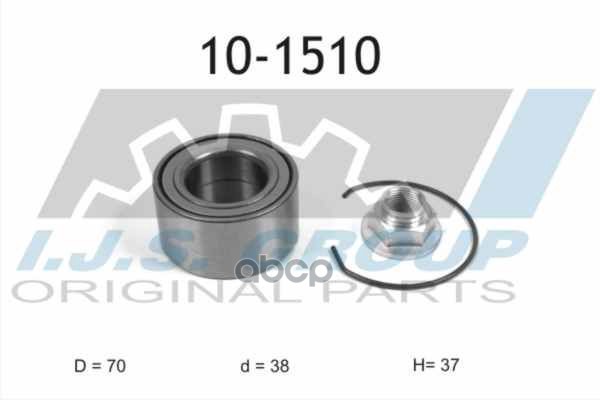 

Подшипник Ступичный Hyundai: I10 09-13 Ijs 101510 IJS GROUP 101510