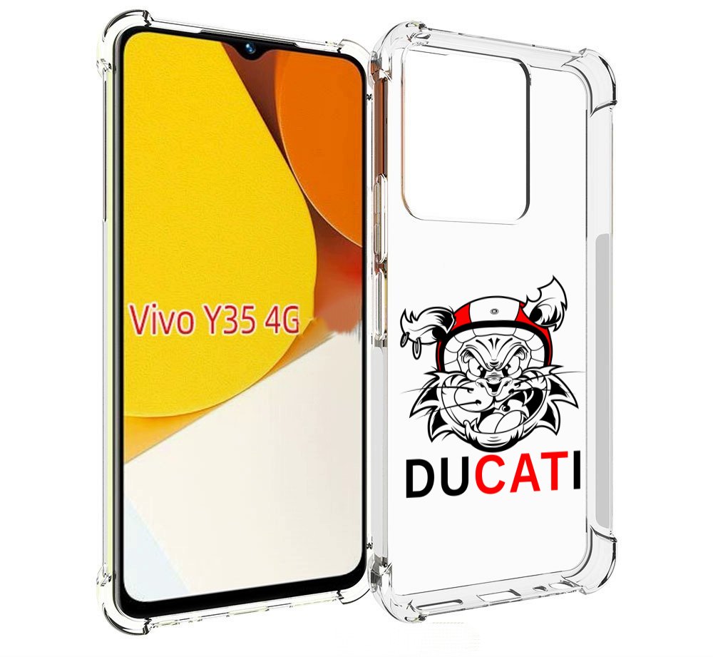 

Чехол MyPads дукати для Vivo Y35 4G 2022 / Vivo Y22, Прозрачный, Tocco