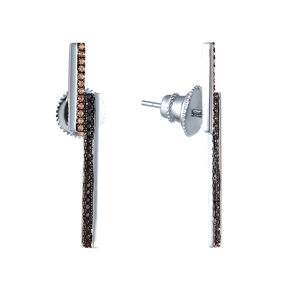 

Серьги из серебра Element47 MT1399-E_SR_001_WG, фианит, MT1399-E_SR_001_WG