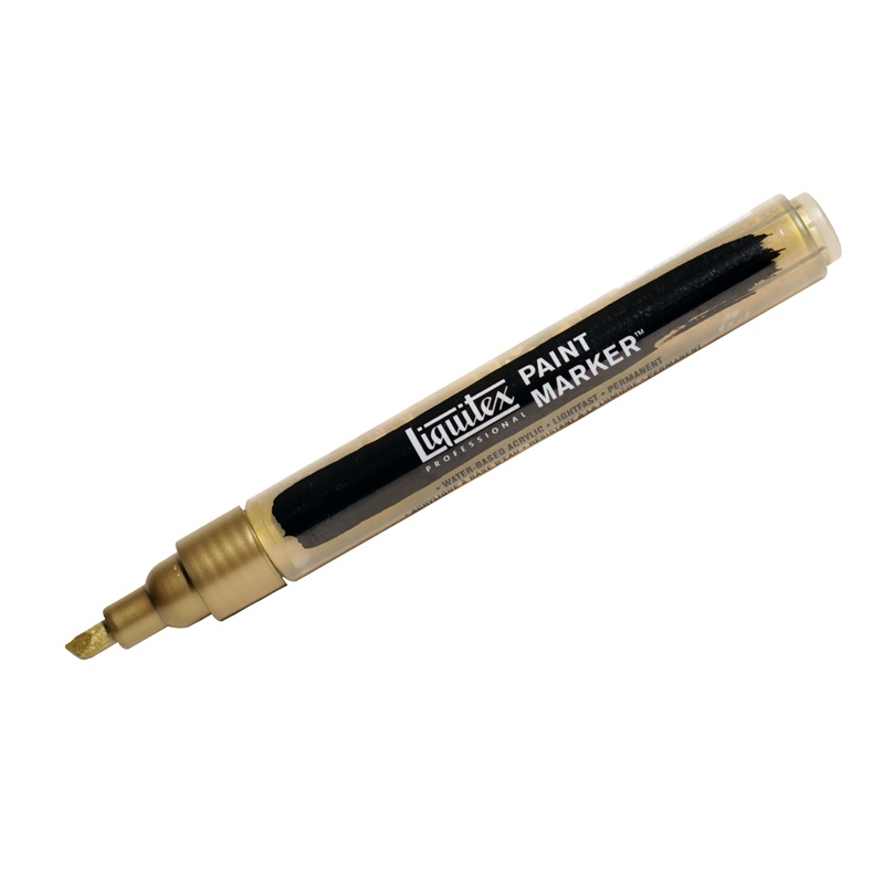 

Маркер Liquitex Paint marker Fine 4620237 2 мм скошенный античное золото