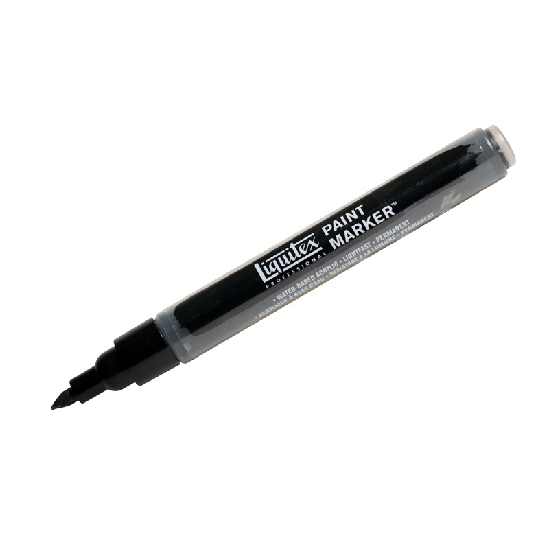 

Маркер Liquitex 4620337 Paint marker Fine 2 мм скошенный черный карбон