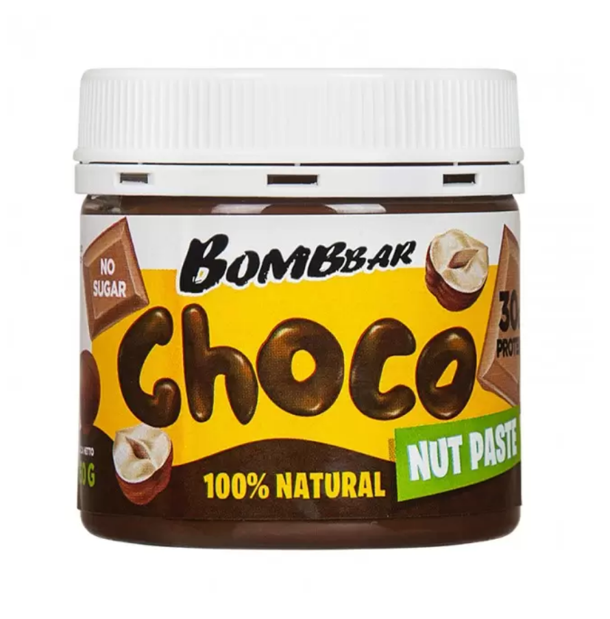 

Паста Bombbar Protein Paste Choco Nut, шоколадно-ореховая, 3 шт х 150 г