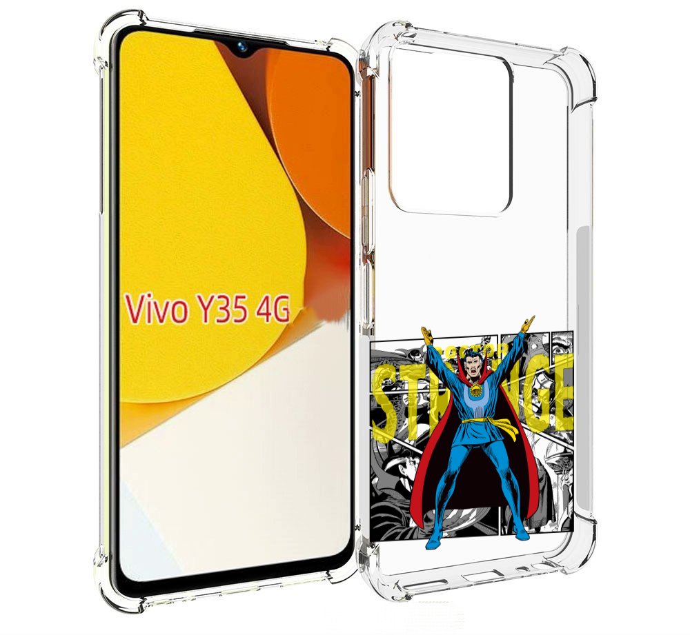 Чехол MyPads доктор стренж комикс для Vivo Y35 4G 2022 / Vivo Y22