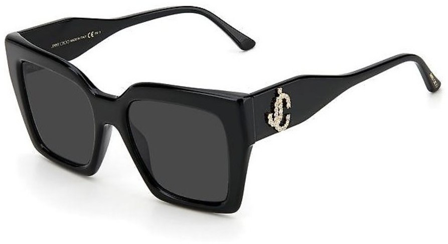 

Солнцезащитные очки Jimmy Choo ELENI/G/S 807 black ir/grey, ELENI/G/S 807