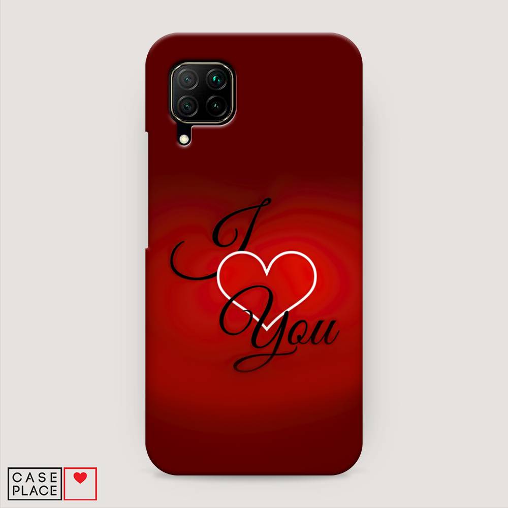 фото Чехол awog "i love you 3" для huawei nova 6 se