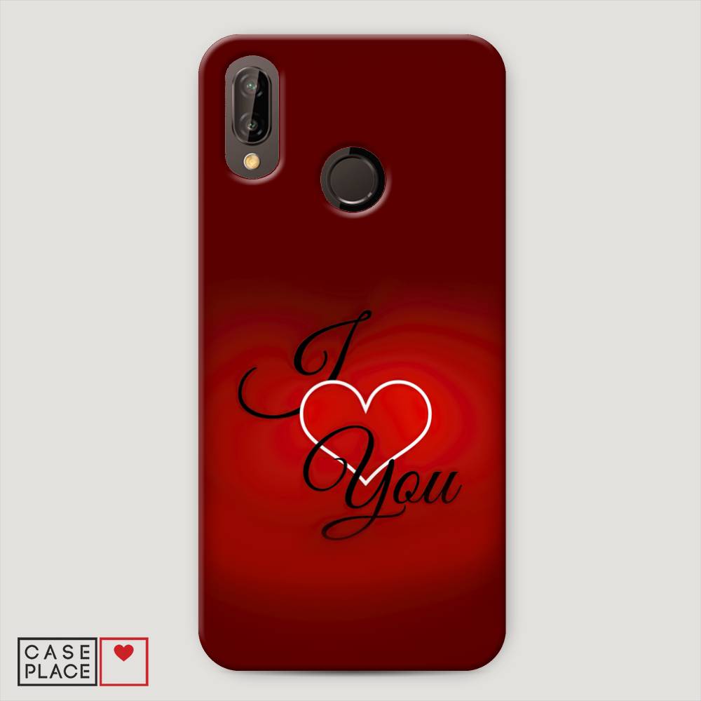 

Чехол Awog "I love you 3" для Huawei Nova 3E, 65620-5