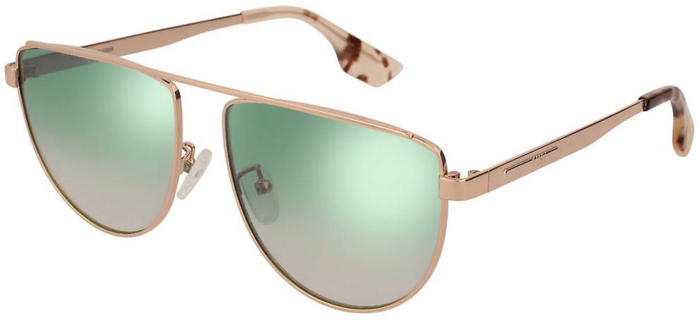 

Солнцезащитные очки MCQ MQ0093S 005 gold/silver gradient mirrored, MQ0093S 005
