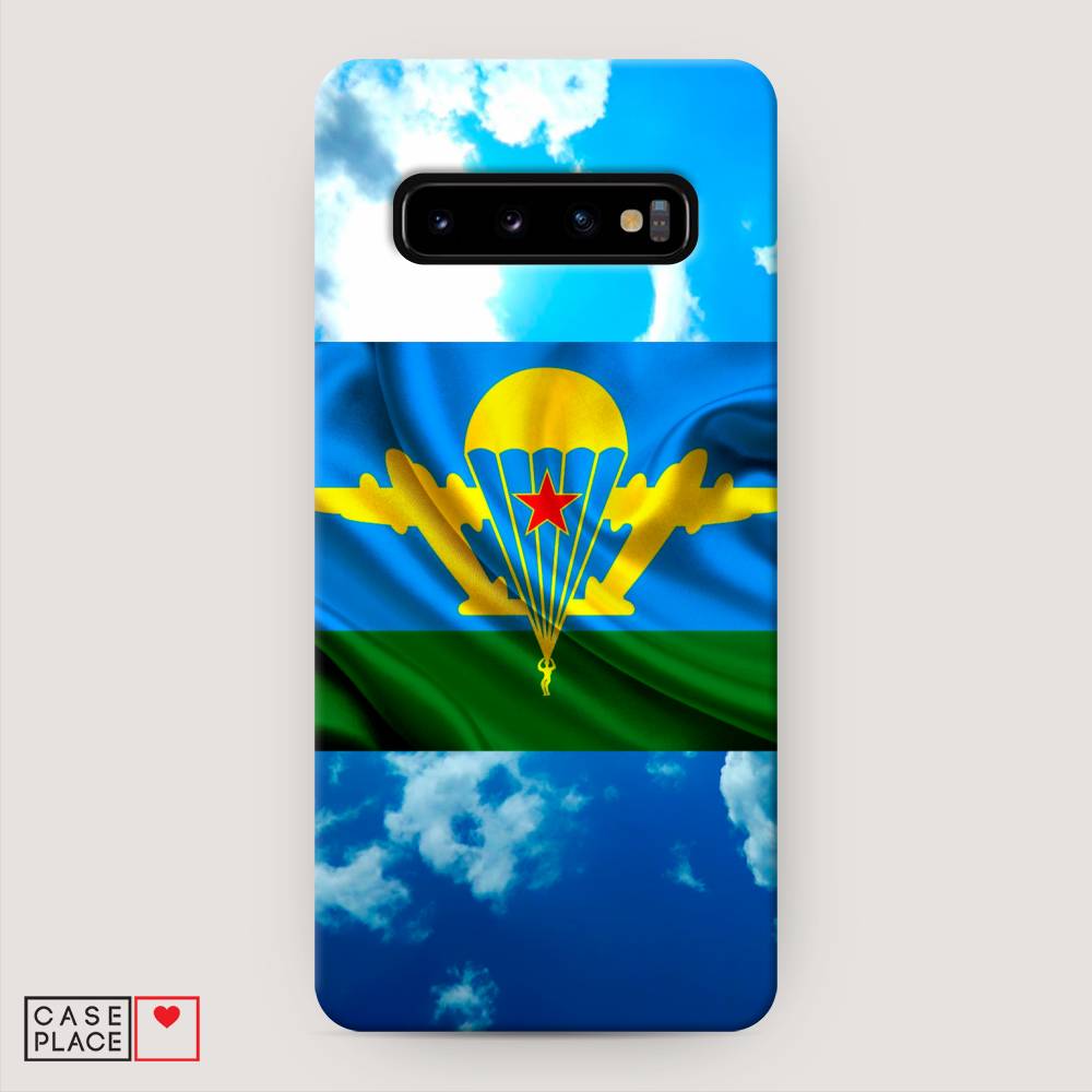 

Пластиковый чехол "ВДВ флаг в небесах" на Samsung Galaxy S10 +, 27120-4