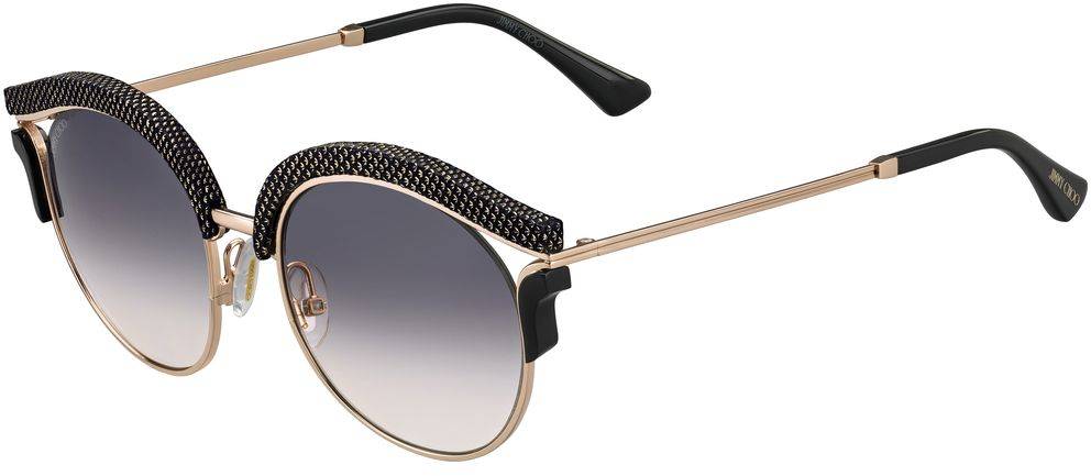 

Солнцезащитные очки Jimmy Choo LASH/S PSW black gold/dark grey, LASH/S PSW