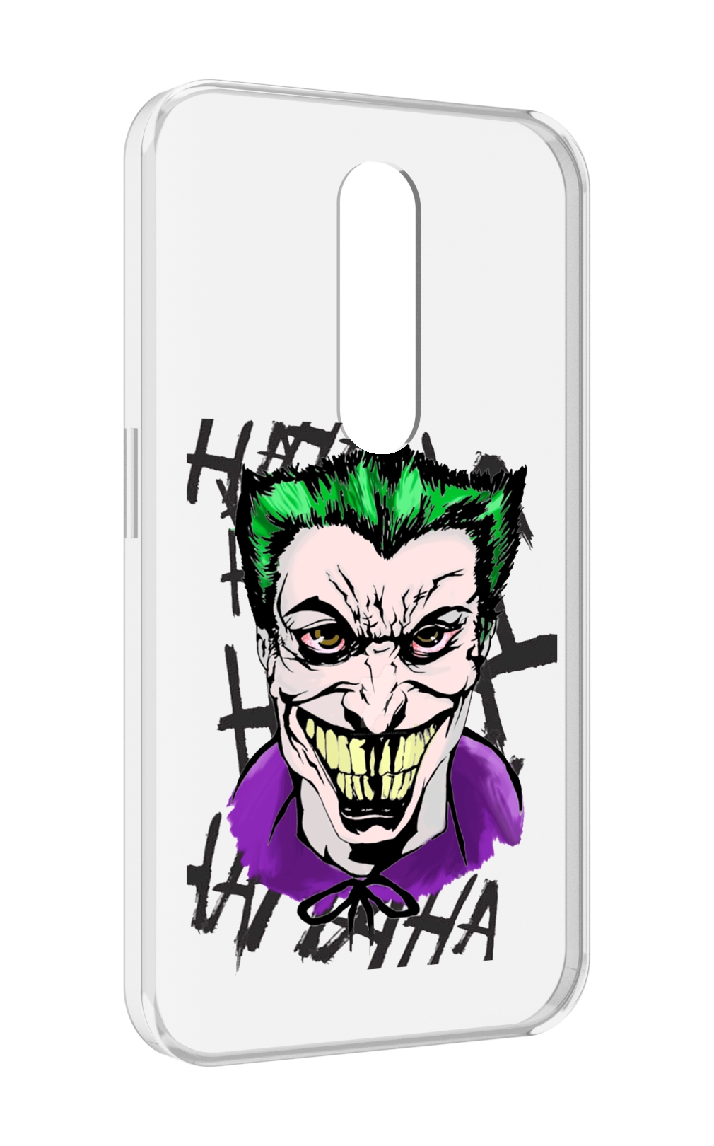 

Чехол MyPads Джокер-крейзи для Motorola Moto X Force (XT1585 / XT1581), Прозрачный, Tocco