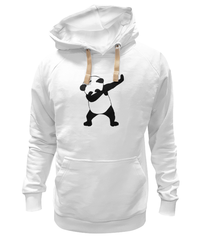 

Худи унисекс Printio Panda dab белое XL, Белый, Panda dab