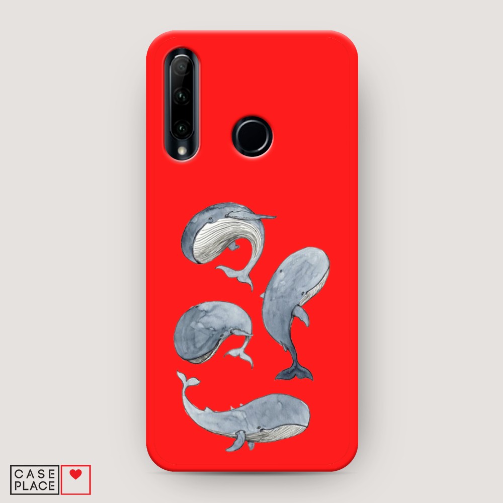 

Чехол Awog на Honor 20 Lite 2019 "Киты", Разноцветный, 68953-1