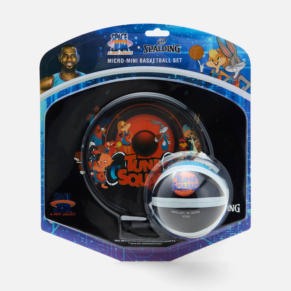 Комплект баскетбольный Spalding Mini Basketball Set Space Jam мини, 79008Z утяжеленный баскетбольный мяч sklz heavy weight control basketball hvy ct bball